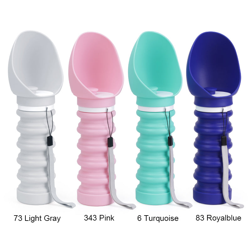 Travel bottle colorways