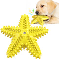 Yellow Starfish Chew on white with a dog inset