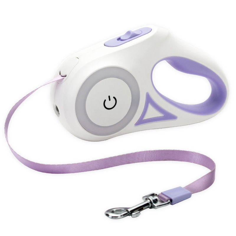 White and lavender Night Lead with LED ring