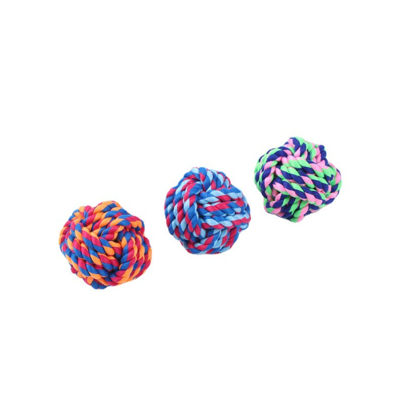 Three Rope Knot colorways on white