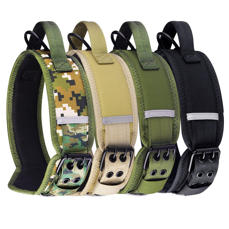 Four Tact Collar colors: camo, tan, green, black