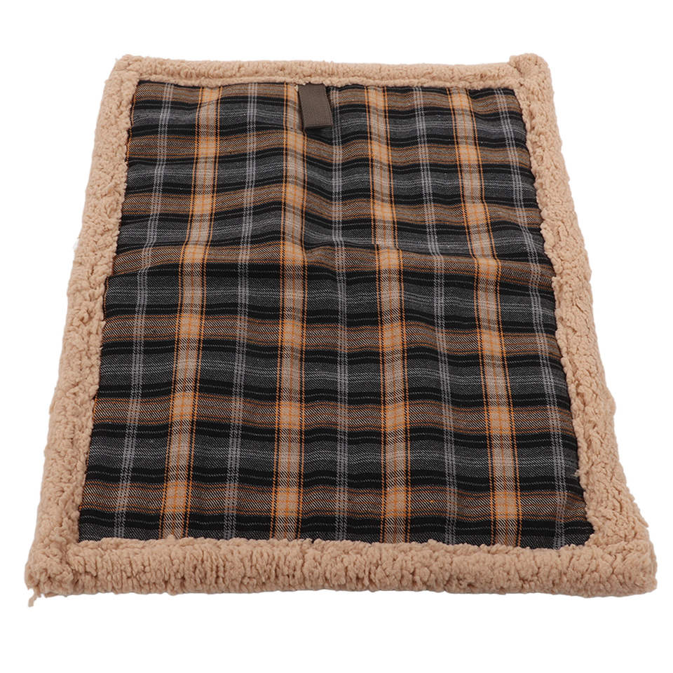 Crate Mat plaid with a hang loop