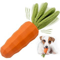 Chew Carrot on white with a dog inset