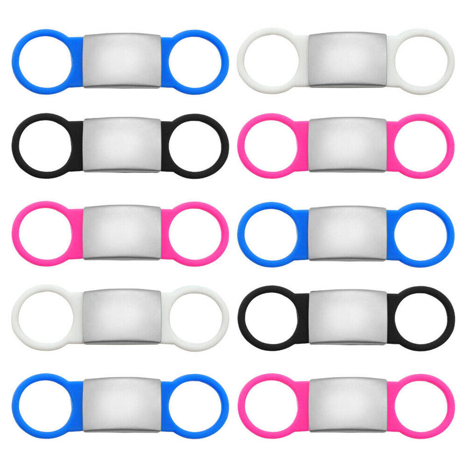 Silent Tag blank plates, four loop colors