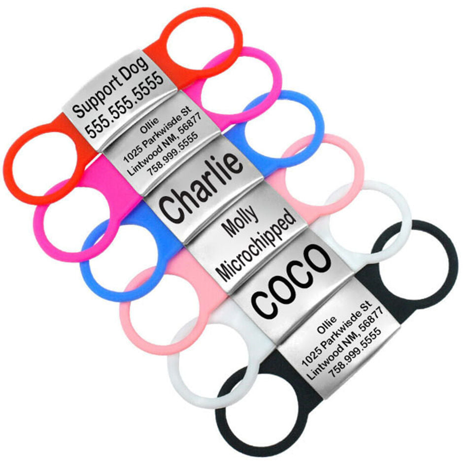 Silent Tag engraved color set
