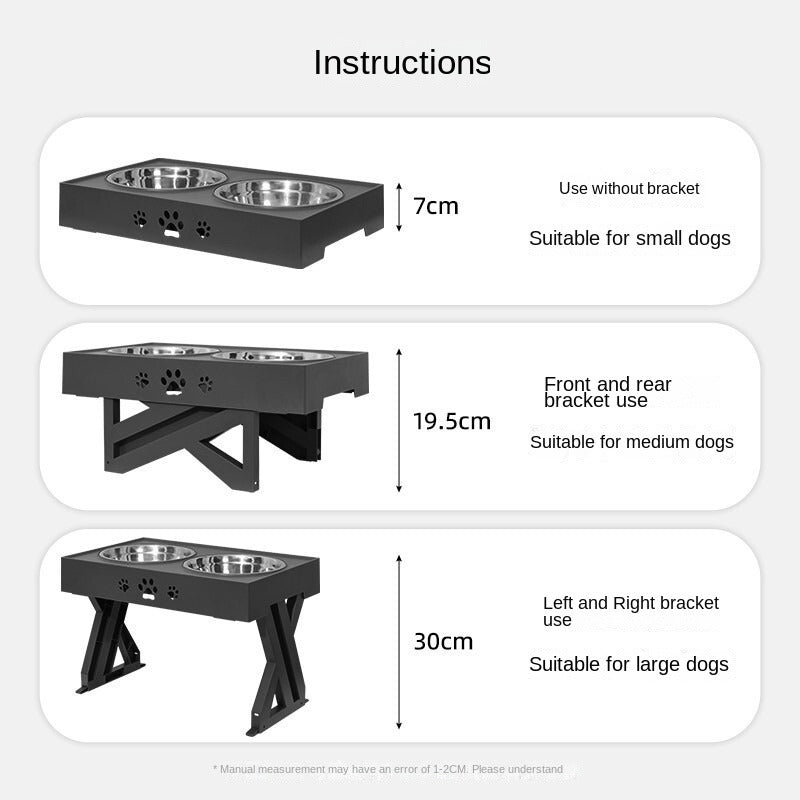 Fold Stand heights 7, 19.5, and 30 cm