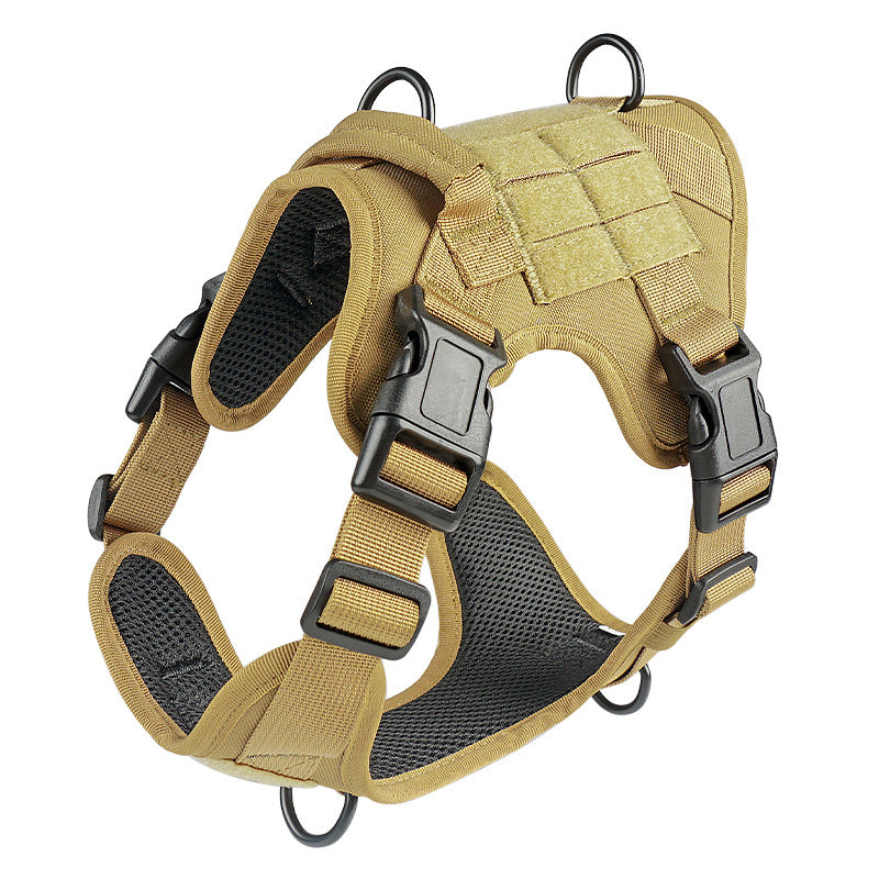 Tan Tact Harness, mesh lining and D-rings