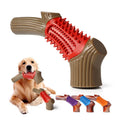Branch Chew colorways with a Golden Retriever