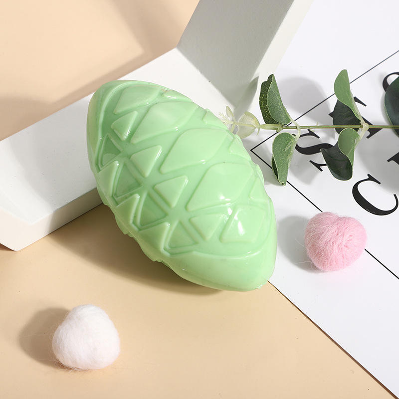 Mint Squeak Egg, geometric texture