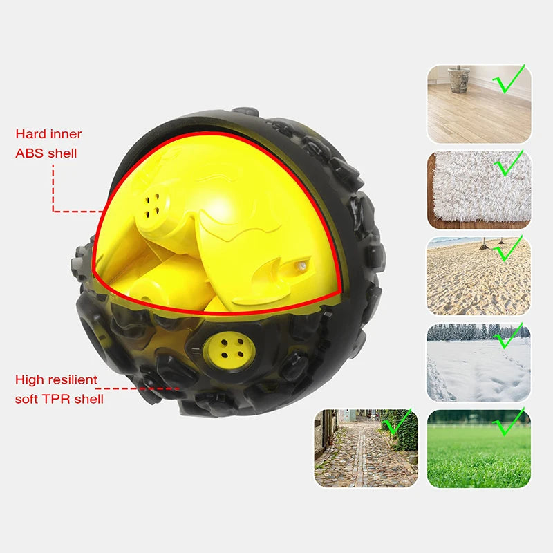 Giggle Ball TPR shell and ABS core