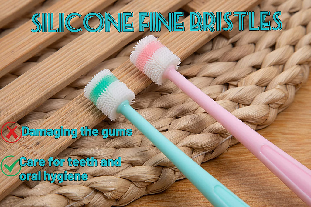 Toothbrush silicone fine bristles