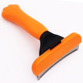 Orange Deshed Rake on white