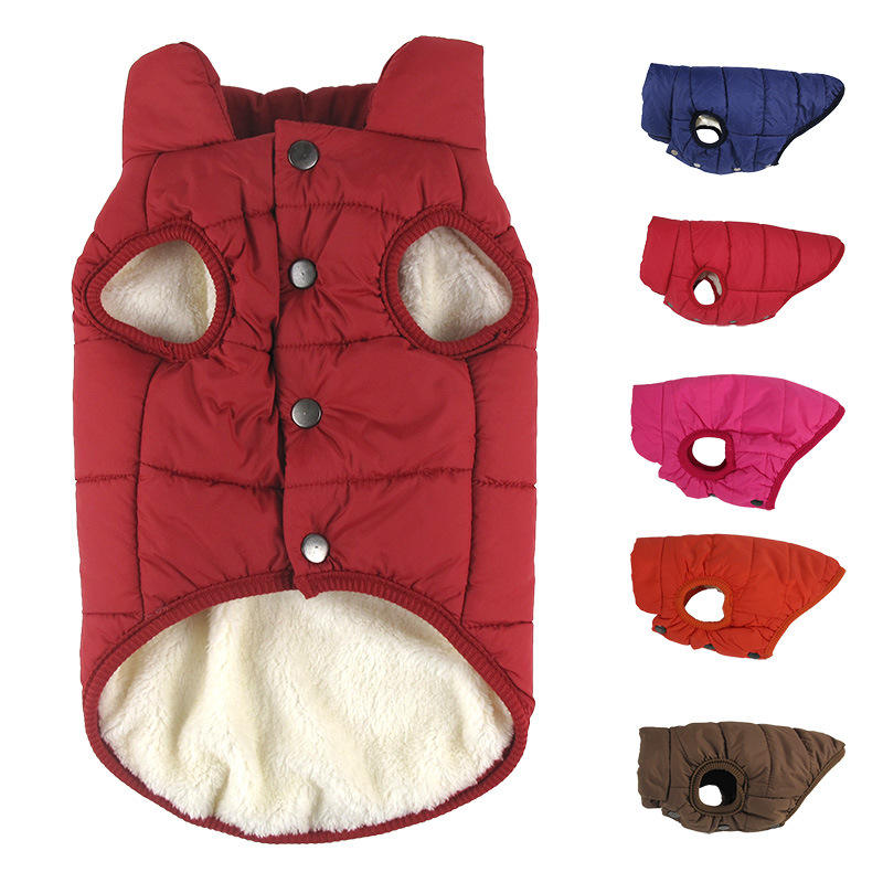 Red Walk Coat open, five folded colors