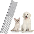 Steel Comb with a puppy and kitten on white