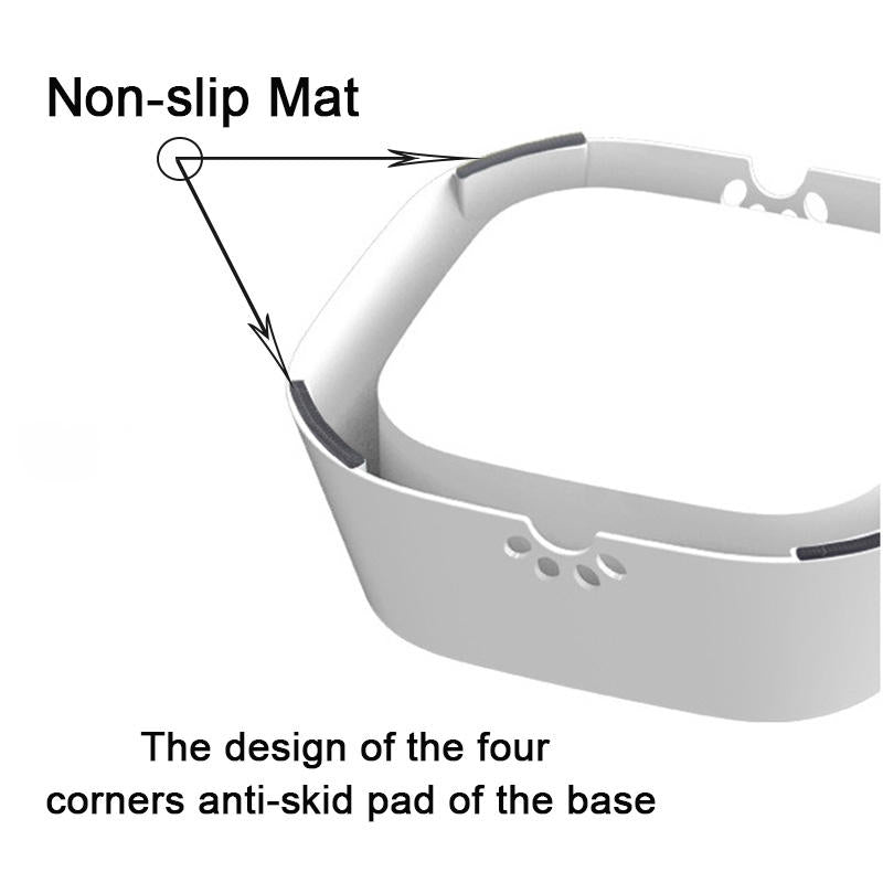 Water Bowl underside with four anti-skid pads