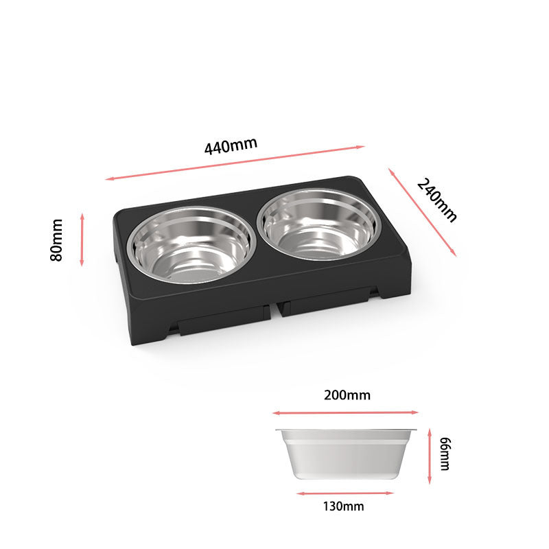 Bowl Stand 440 x 240 x 80 mm with bowl diameters