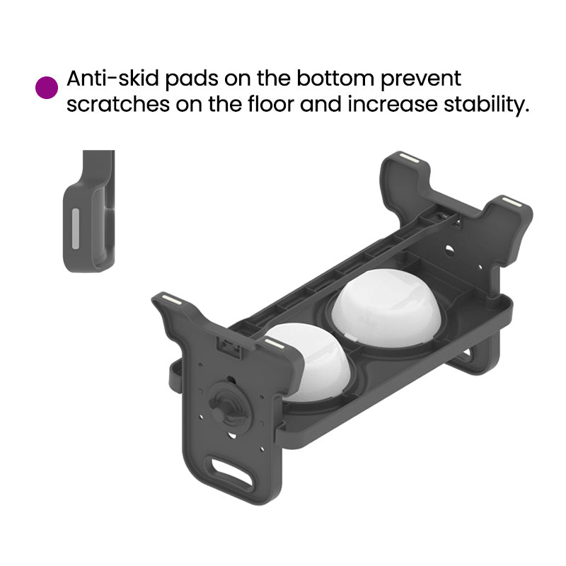 Pillar Stand underside with anti-skid pads
