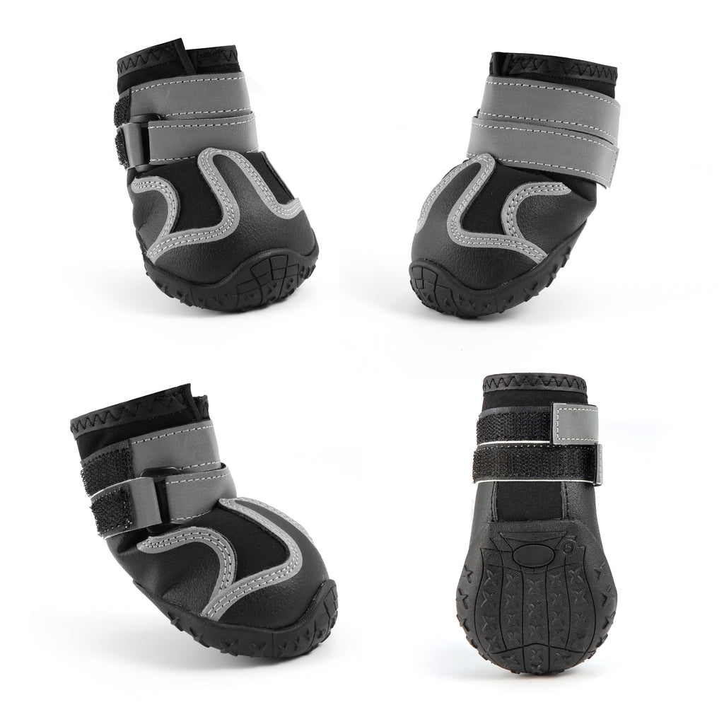 Walk Boot four angles, rubber sole and straps