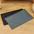 Grey and black Placemat, paw texture