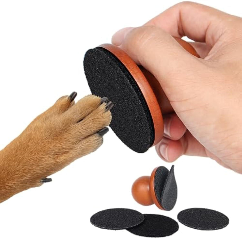 Paw File on a paw with spare discs