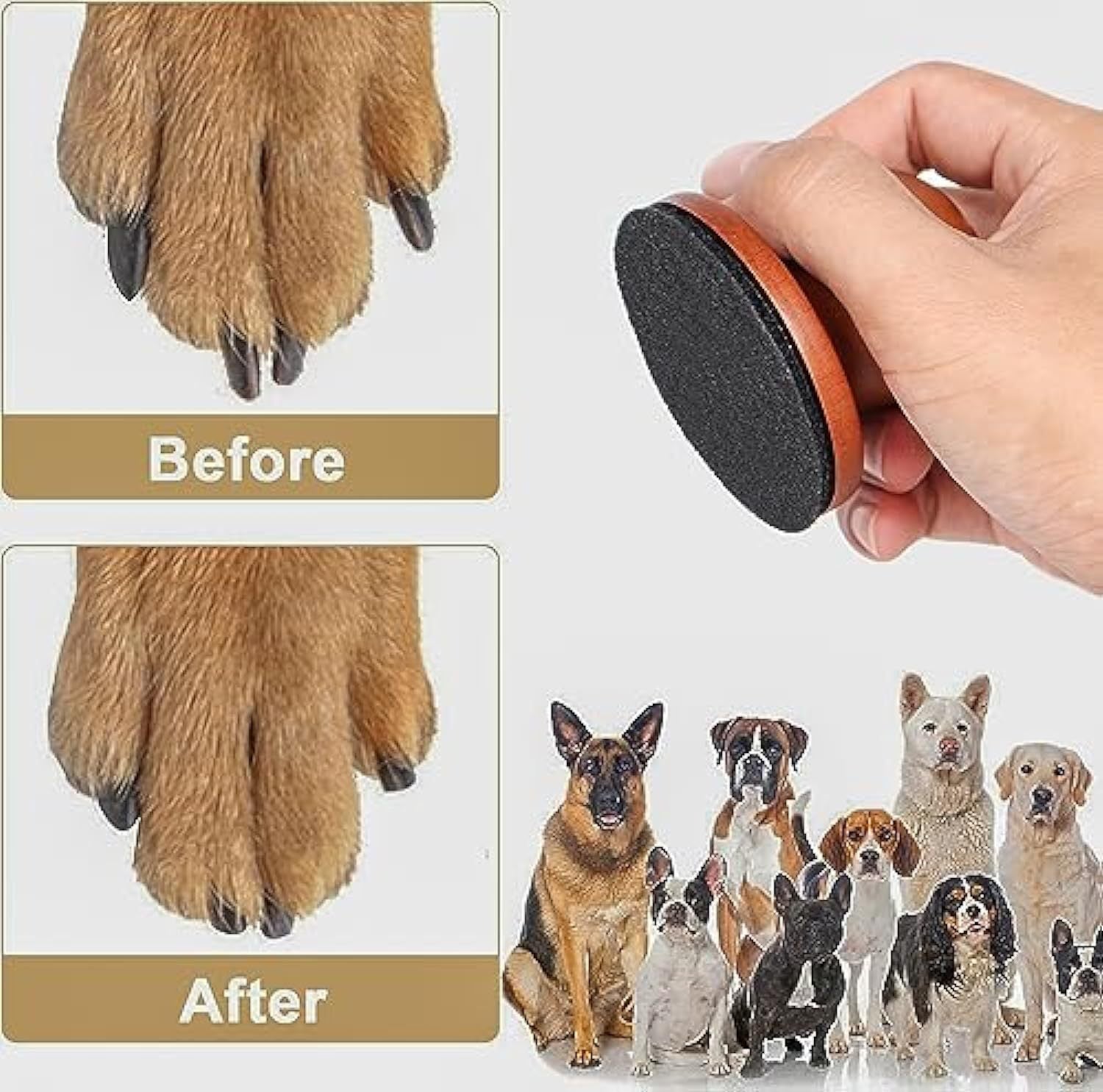 Nail File before and after