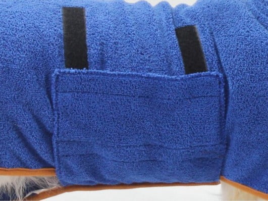 Dry Robe belly wrap fastener