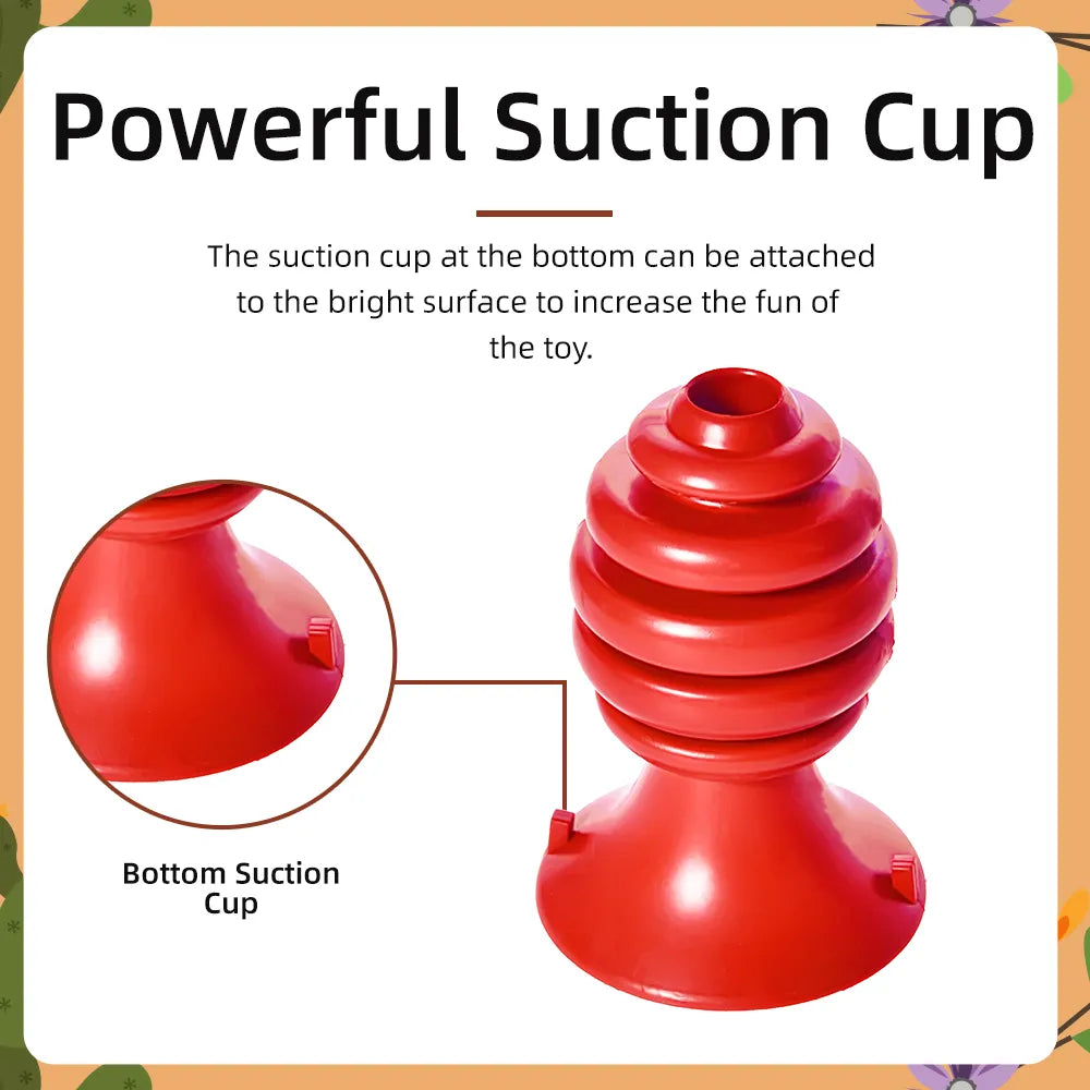 Red Suction Tug suction-cup base, English callout