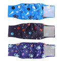 Belly Band in three space-print colorways