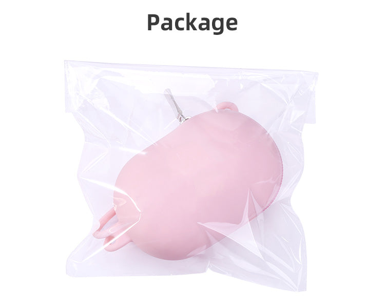 Pink Treat Pouch in a clear bag