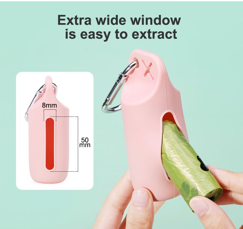 Loading a bag roll through the extra-wide side window