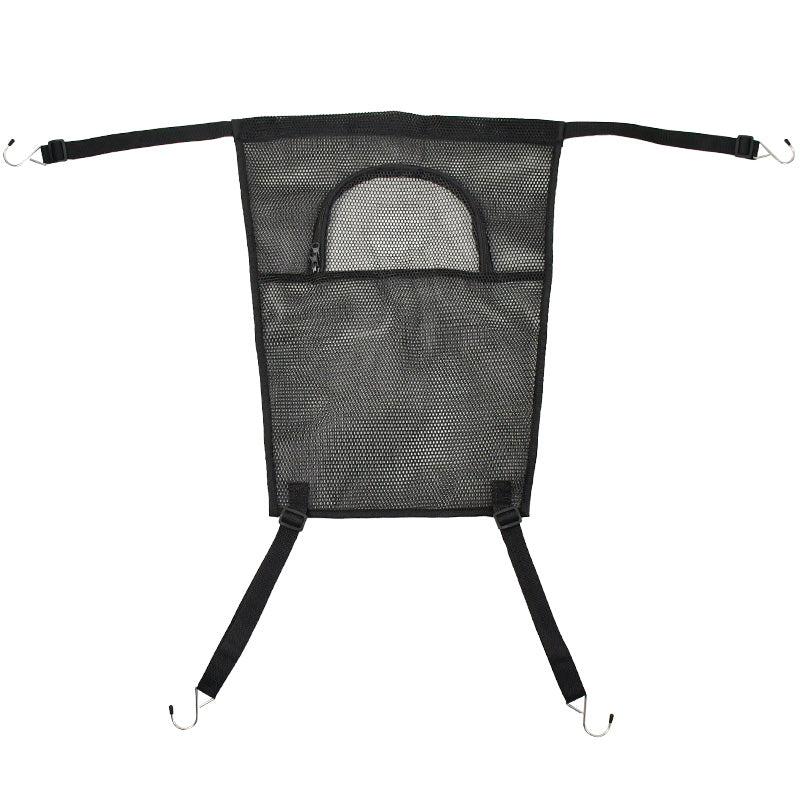 Black Car Barrier flat, four adjustable straps and hooks, same mesh mold