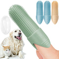 Finger Brush on a thumb with travel case