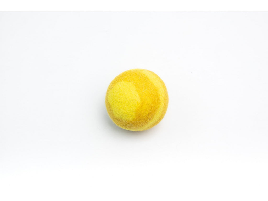 Yellow Felt Toss Ball