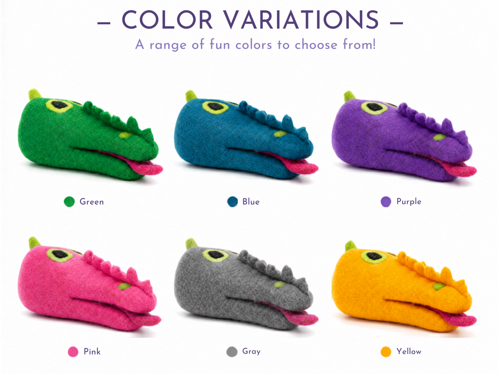 Felt Alligator colorways